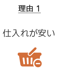 リフォームわくわくが安い理由:仕入れが安い